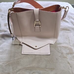 Dooney & Bourke Light Pink Leather Shoulder Bag